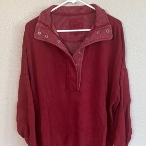 Aerie Vibrant Red Pullover
